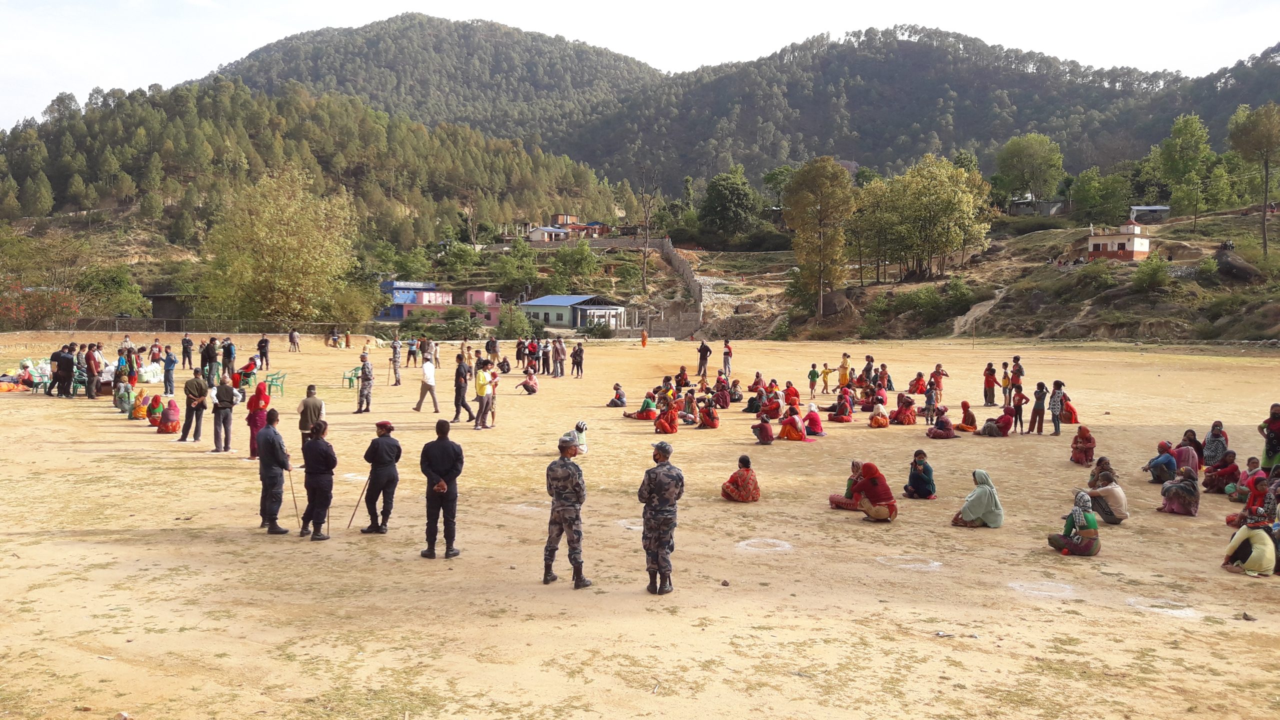 मजदुर तथा विपन्न परिवारलाई दिसिनपाको राहत