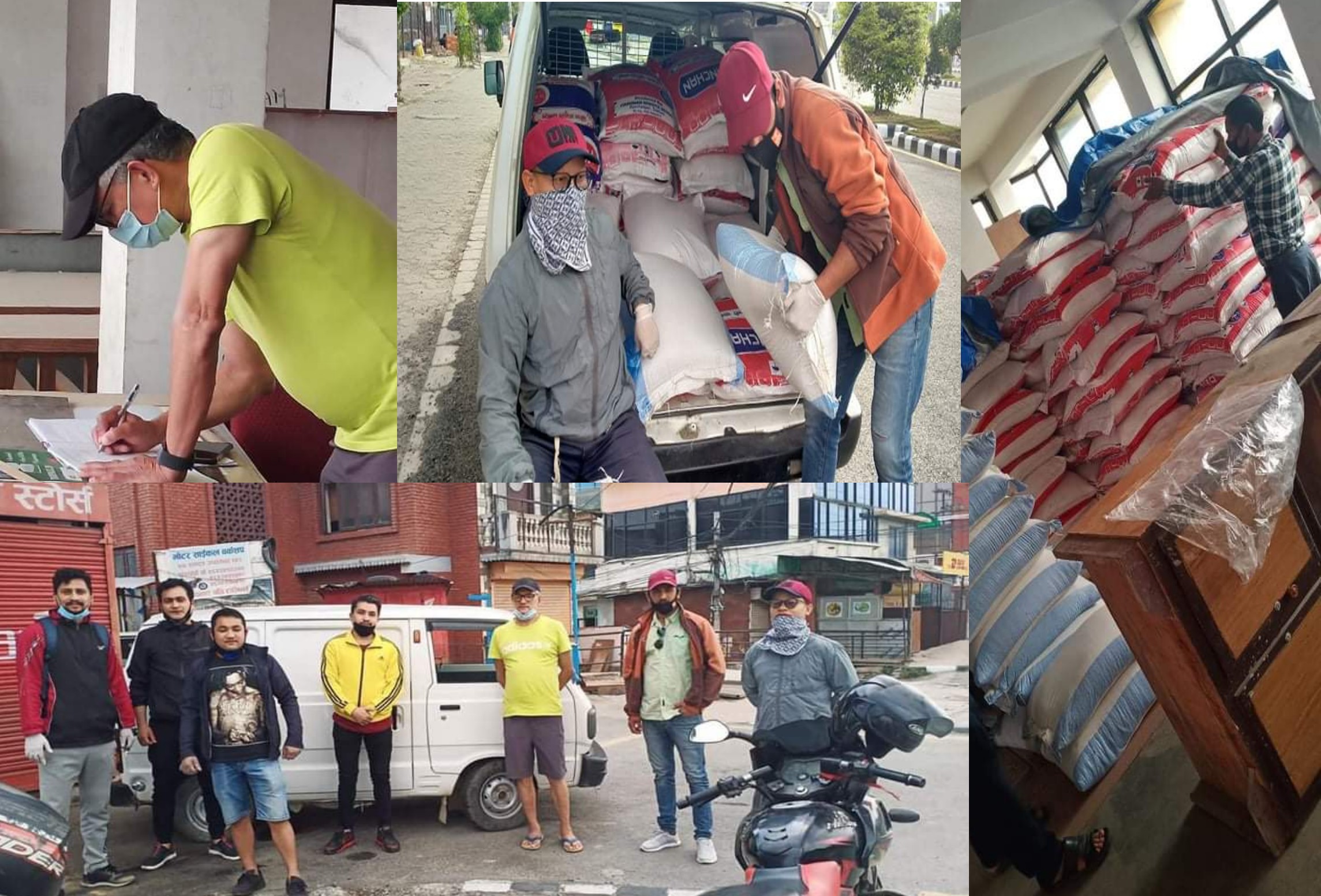 कंग्रेस केन्द्रिय सदस्य बलायरद्वारा विद्यार्थीहरुलाई खाद्यान्न वितरण : लकडाउनको पुर्ण पालना गर्न अनुरोध