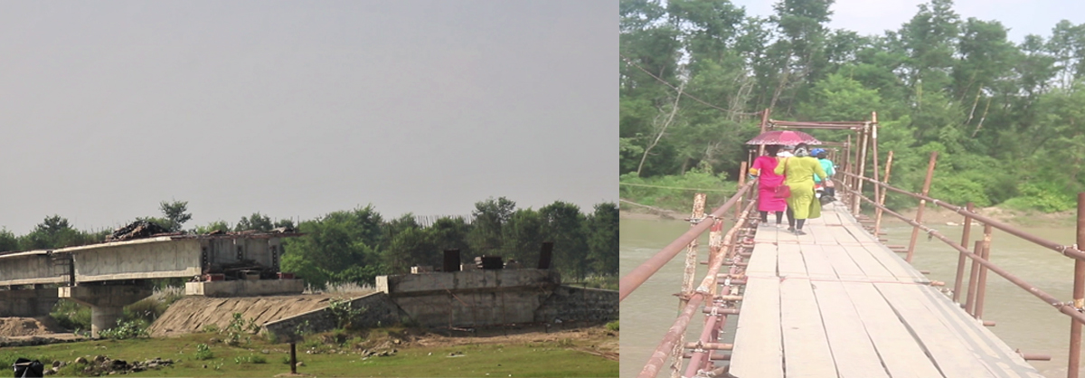 ६ वर्षसम्म नबनेको सरकारी पुललाई गिज्याइरहेको छ ‘लन्डन ब्रिज’ ले