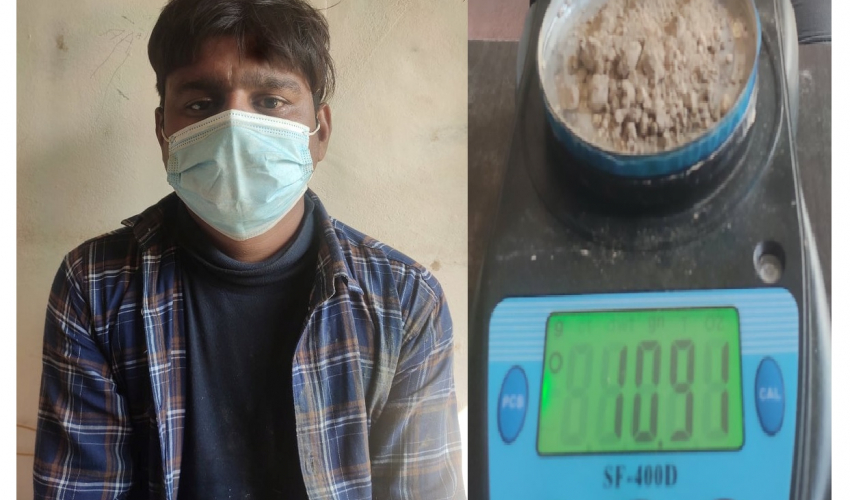 कञ्चनपुरमा लागूऔषध खैरो हिरोइनसहित एक भारतीय पक्राउ