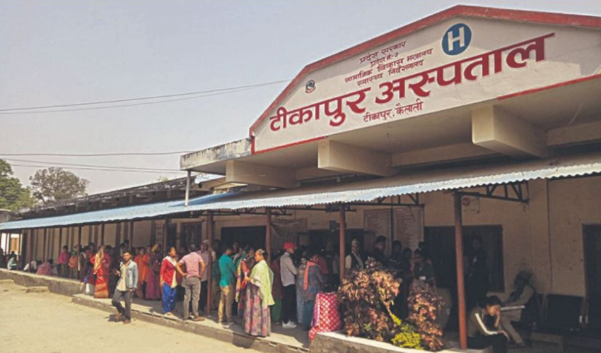 रेफर भइसकेका बिरामीको निधनको विषयमा टिकापुर अस्पतालका चिकित्सकमाथि धम्की