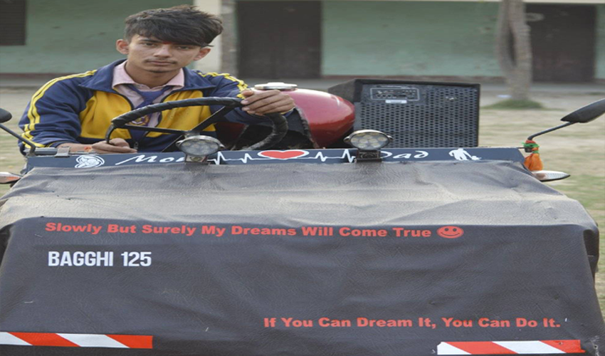 कञ्चनपुरका १७ वर्षीय  विद्यार्थीले बनाए कार