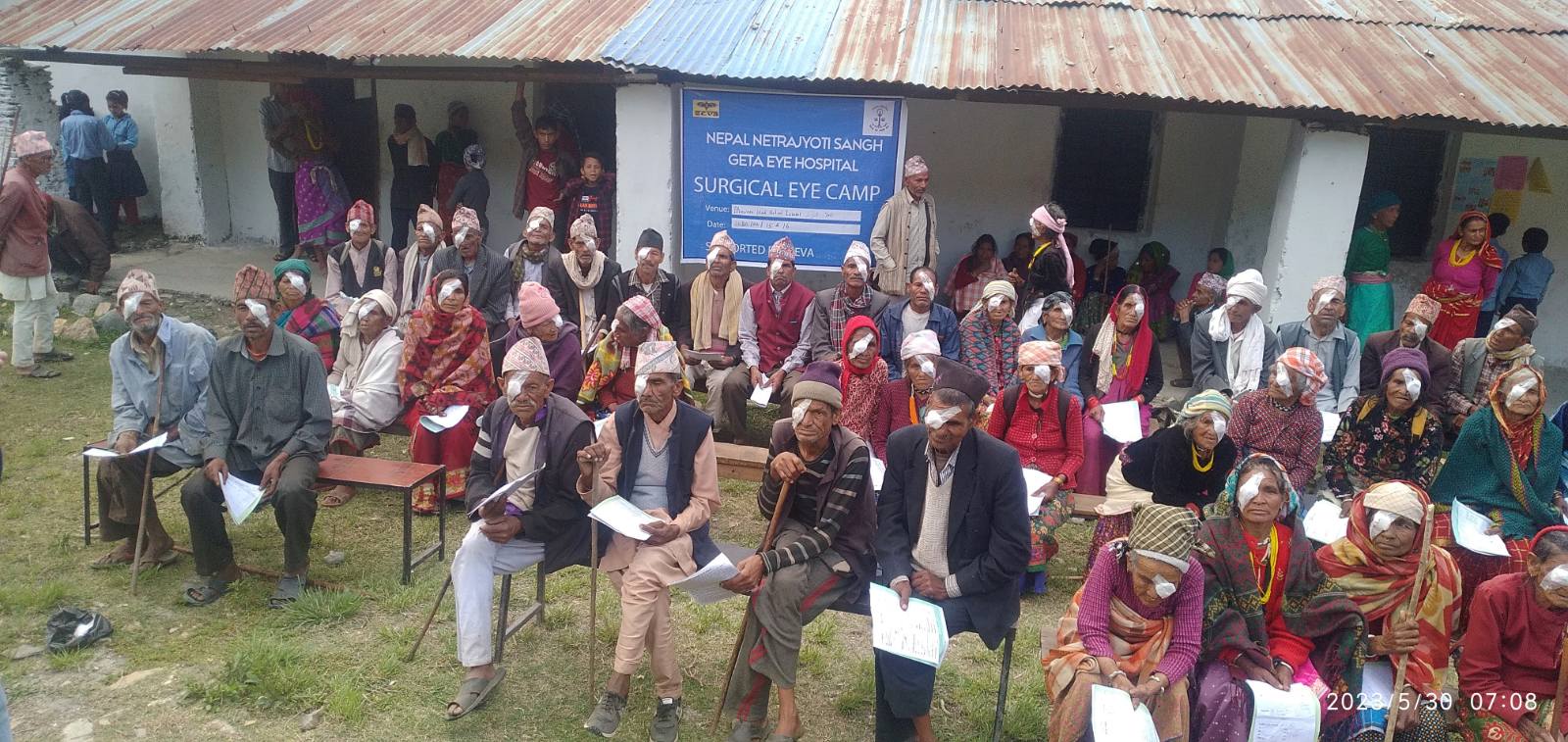 गेटा आँखा अस्पतालको निःशुल्क शिविरमार्फत १८८ जनाको ज्योति फर्कियो