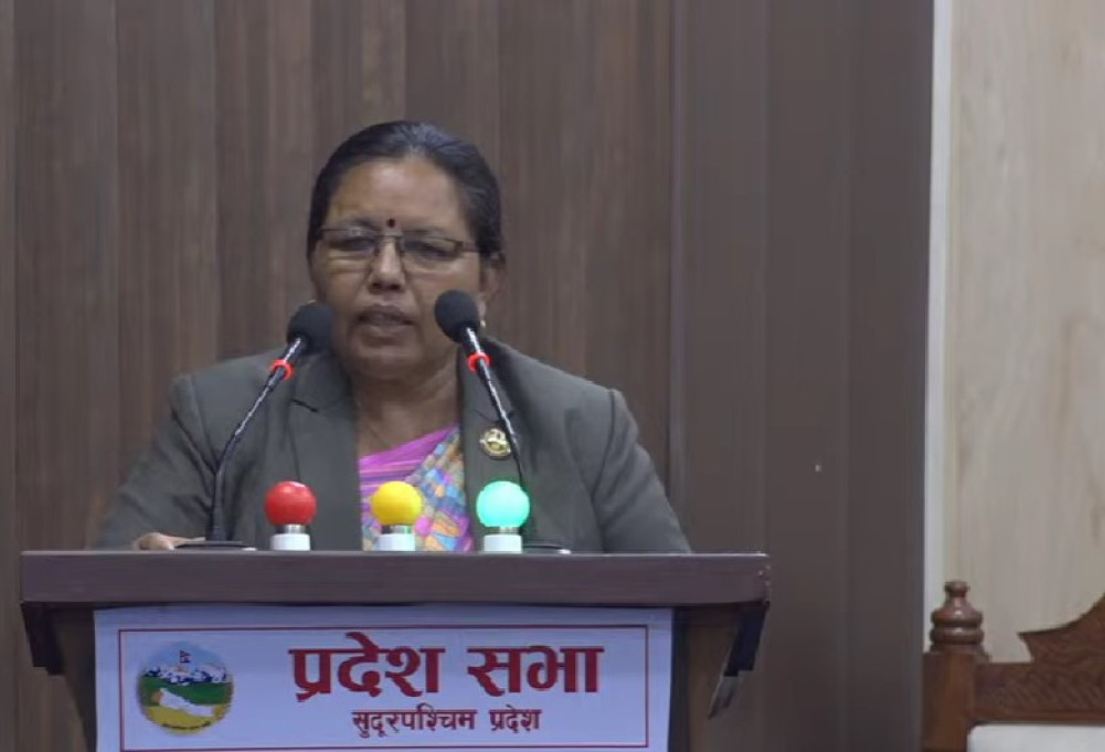 बजेट न्यायोजित वितरण भएनः नेकपा एमाले नेतृ शर्मा